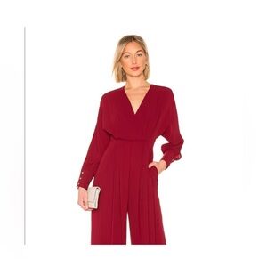 Donna Mizani Red / Burgundy Jumpsuit